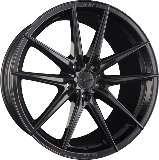 Arceo Wheels Monaco Glossy Black Alufelge 9.5x19 Zoll ET37 LK 5x112 ML73.1 – Bild 2