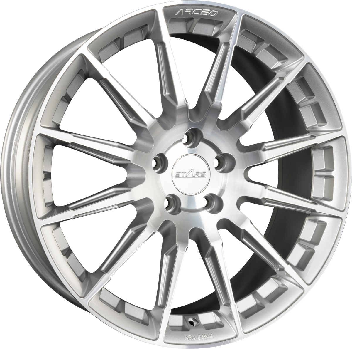 Arceo Wheels ASW-03 Silver Diamond Alufelge 8x19 Zoll ET30 LK 5x112 ML73.1 – Bild 2