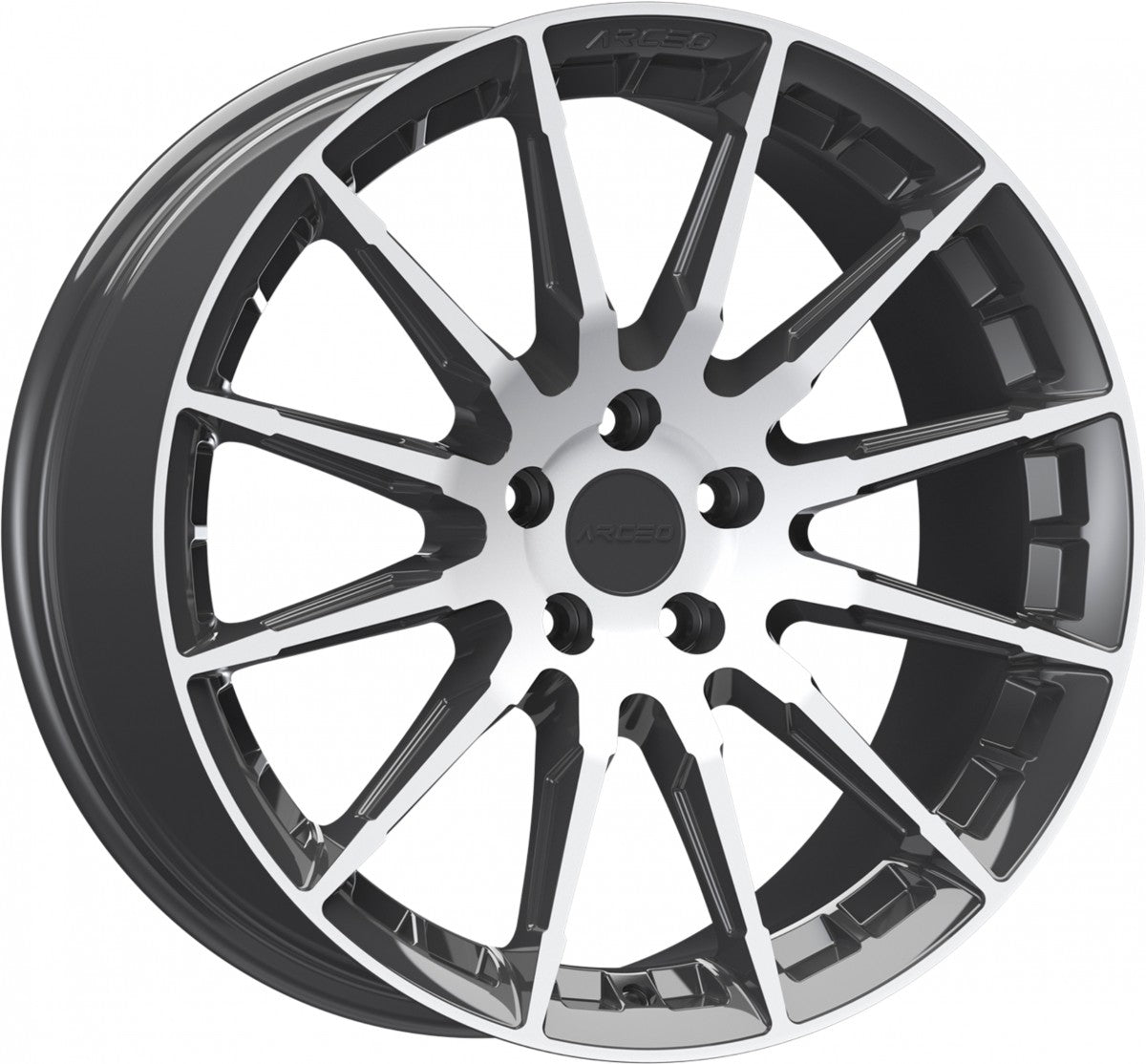 Arceo Wheels ASW03 titan diamond Alufelge 8x19 Zoll ET30 LK 5x112 ML73.1
