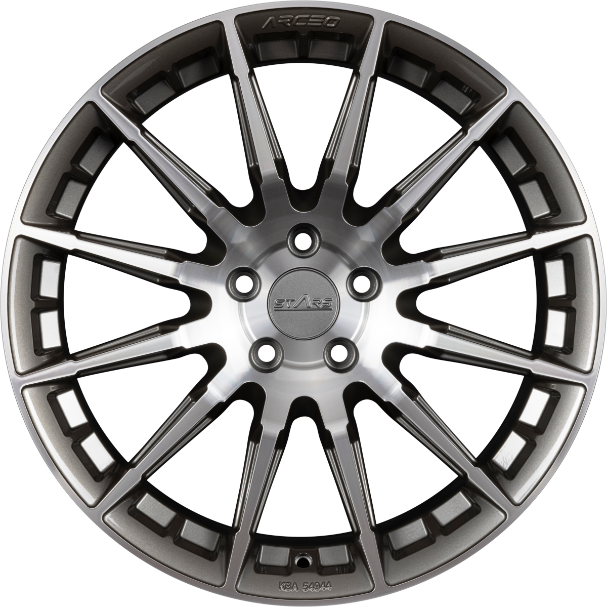 Arceo Wheels ASW-03 Titanium Diamond Alufelge 9x19 Zoll ET42 LK 5x112 ML73.1