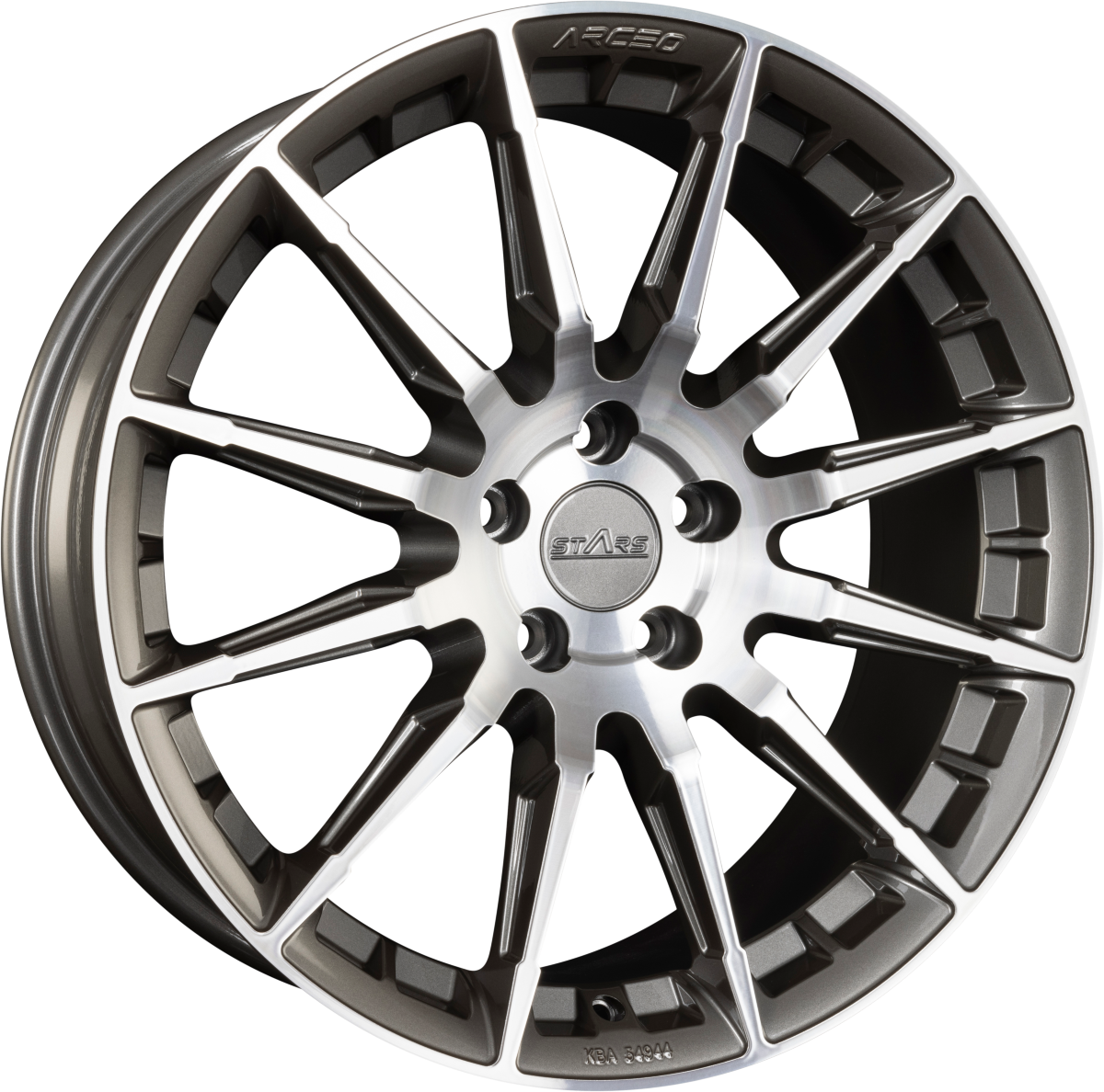 Arceo Wheels ASW-03 Titanium Diamond Alufelge 9x19 Zoll ET42 LK 5x112 ML73.1 – Bild 2
