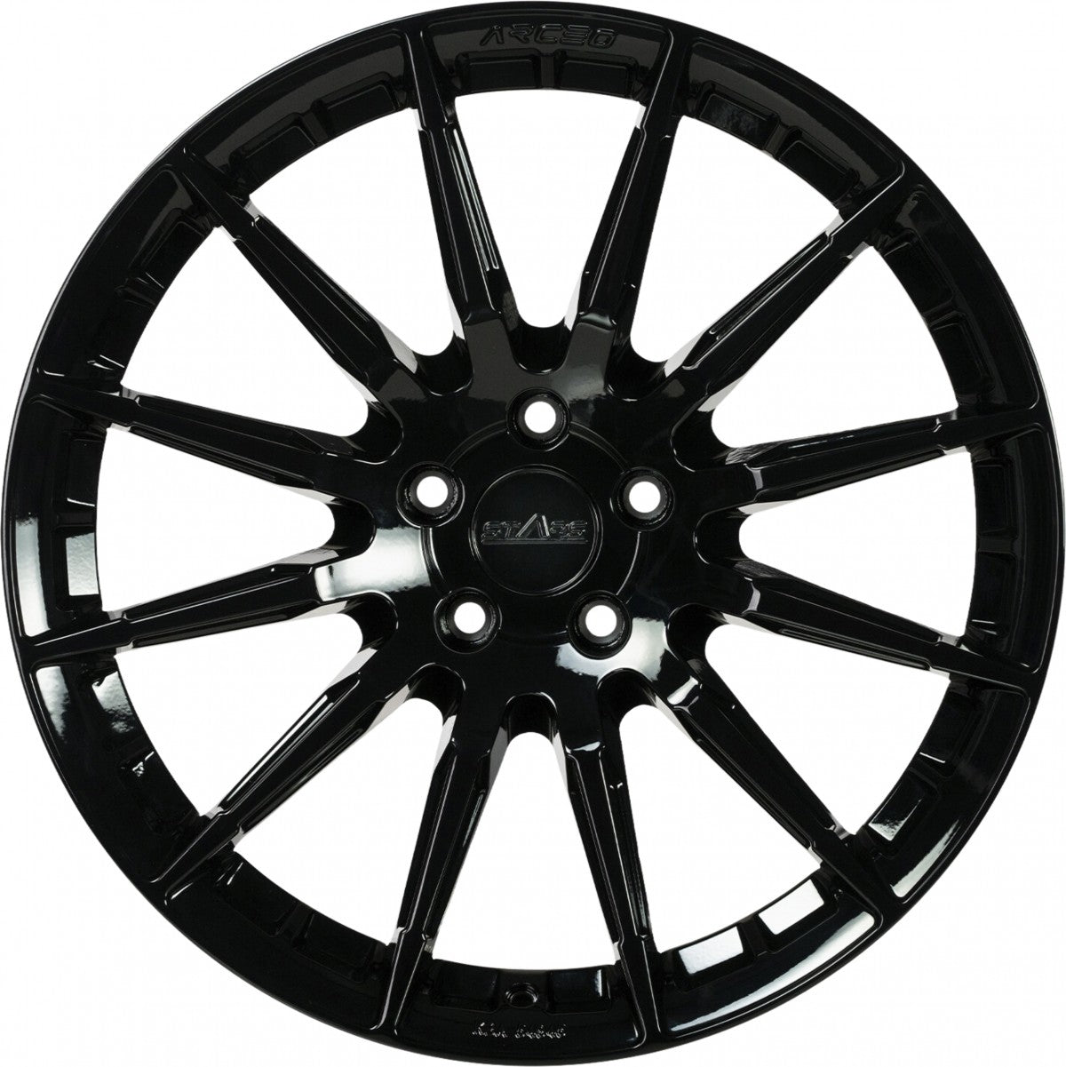 Arceo Wheels ASW03 glossy black Alufelge 9x19 Zoll ET42 LK 5x112 ML73.1 – Bild 2