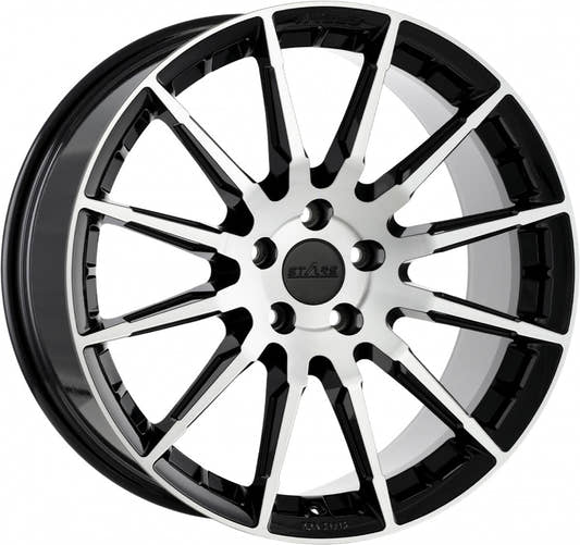 Arceo Wheels ASW03 black diamond Alufelge 8x19 Zoll ET30 LK 5x112 ML73.1