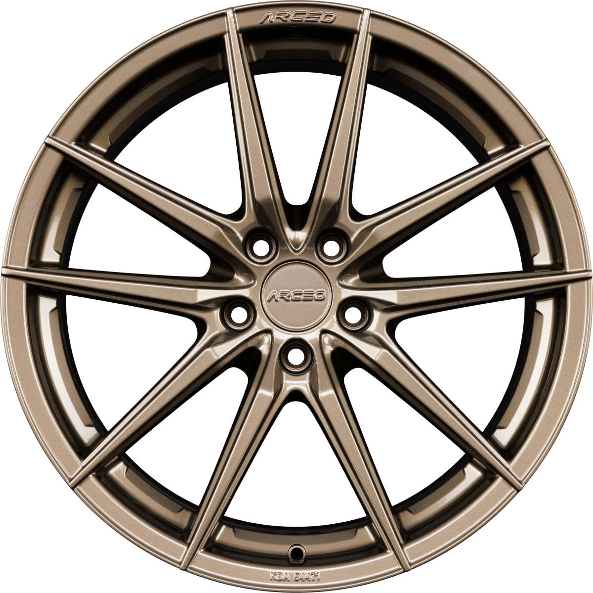 Arceo Wheels Monaco Glossy Bronze Alufelge 9.5x19 Zoll ET45 LK 5x120 ML72.6
