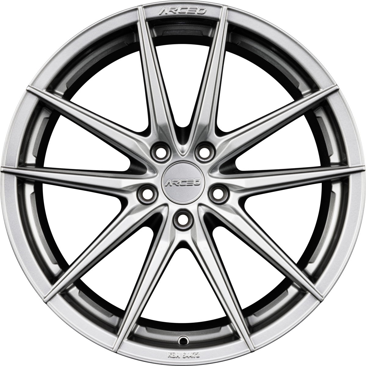 Arceo Wheels Monaco Hyper Black Alufelge 8.5x19 Zoll ET38 LK 5x120 ML72.6