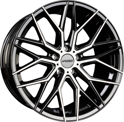 Arceo Wheels Valencia Black Diamond Alufelge 9.5x19 Zoll ET45 LK 5x112 ML73.1 – Bild 2