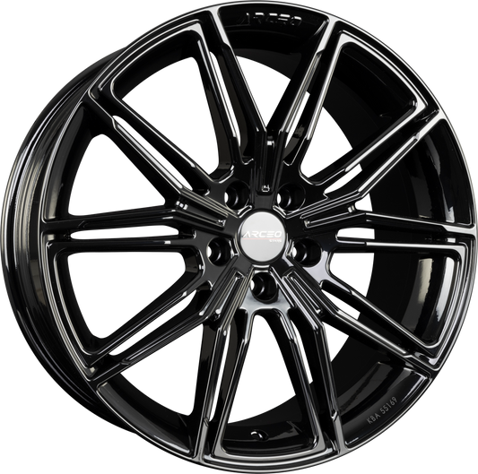 Arceo Wheels ASW-05 Black Alufelge 8x19 Zoll ET35 LK 5x120 ML72.6 – Bild 2