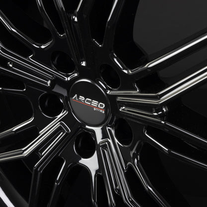 Arceo Wheels ASW-05 Black Alufelge 8x19 Zoll ET35 LK 5x120 ML72.6 – Bild 3