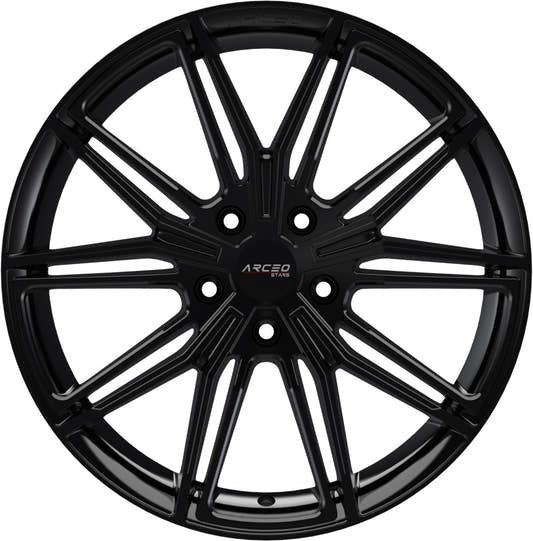 Arceo Wheels ASW05 glossy black 8x19 ET40 - LK5/108 ML73.1