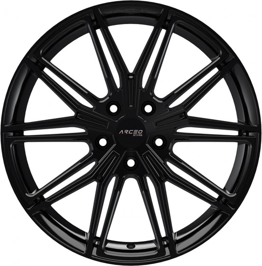 Arceo Wheels ASW05 glossy black 8x19 ET40 - LK5/108 ML73.1