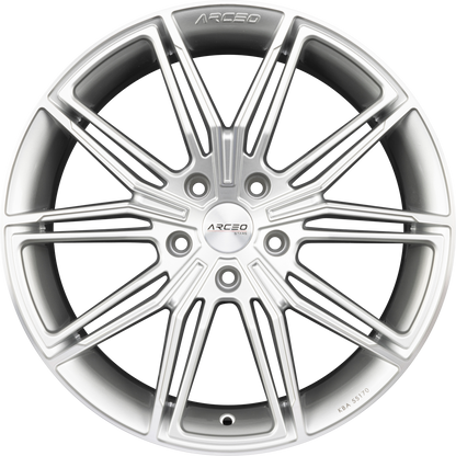 Arceo Wheels ASW-05 Silver Diamond Alufelge 8x19 Zoll ET40 LK 5x108 ML73.1