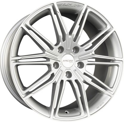 Arceo Wheels ASW-05 Silver Diamond Alufelge 8x19 Zoll ET40 LK 5x108 ML73.1 – Bild 2
