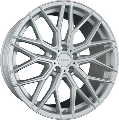Arceo Wheels Valencia White Silver Alufelge 8.5x19 Zoll ET38 LK 5x120 ML72.6 – Bild 2