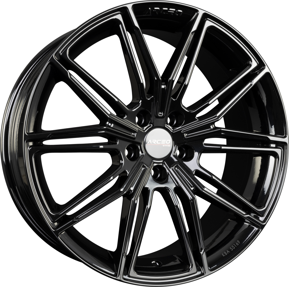 Arceo Wheels ASW-05 Black Alufelge 8x19 Zoll ET40 LK 5x112 ML73.1 – Bild 2