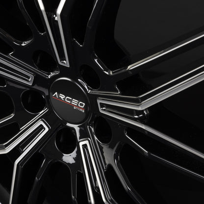 Arceo Wheels ASW-05 Black Diamond Alufelge 8x19 Zoll ET40 LK 5x112 ML73.1 – Bild 3