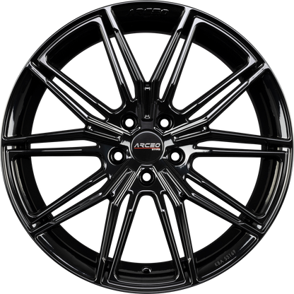 Arceo Wheels ASW-05 Black Alufelge 9x19 Zoll ET42 LK 5x120 ML72.6
