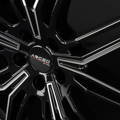 Arceo Wheels ASW-05 Black Diamond Alufelge 8x19 Zoll ET35 LK 5x120 ML72.6 – Bild 3