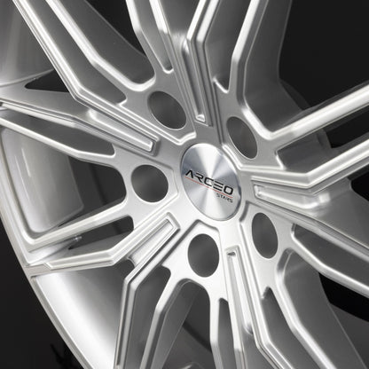 Arceo Wheels ASW-05 Silver Diamond Alufelge 9x19 Zoll ET42 LK 5x120 ML72.6 – Bild 3