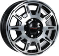 Arceo Wheels LT1 black diamond Alufelge 6.5x16 Zoll ET60 LK 5x130 ML78.1