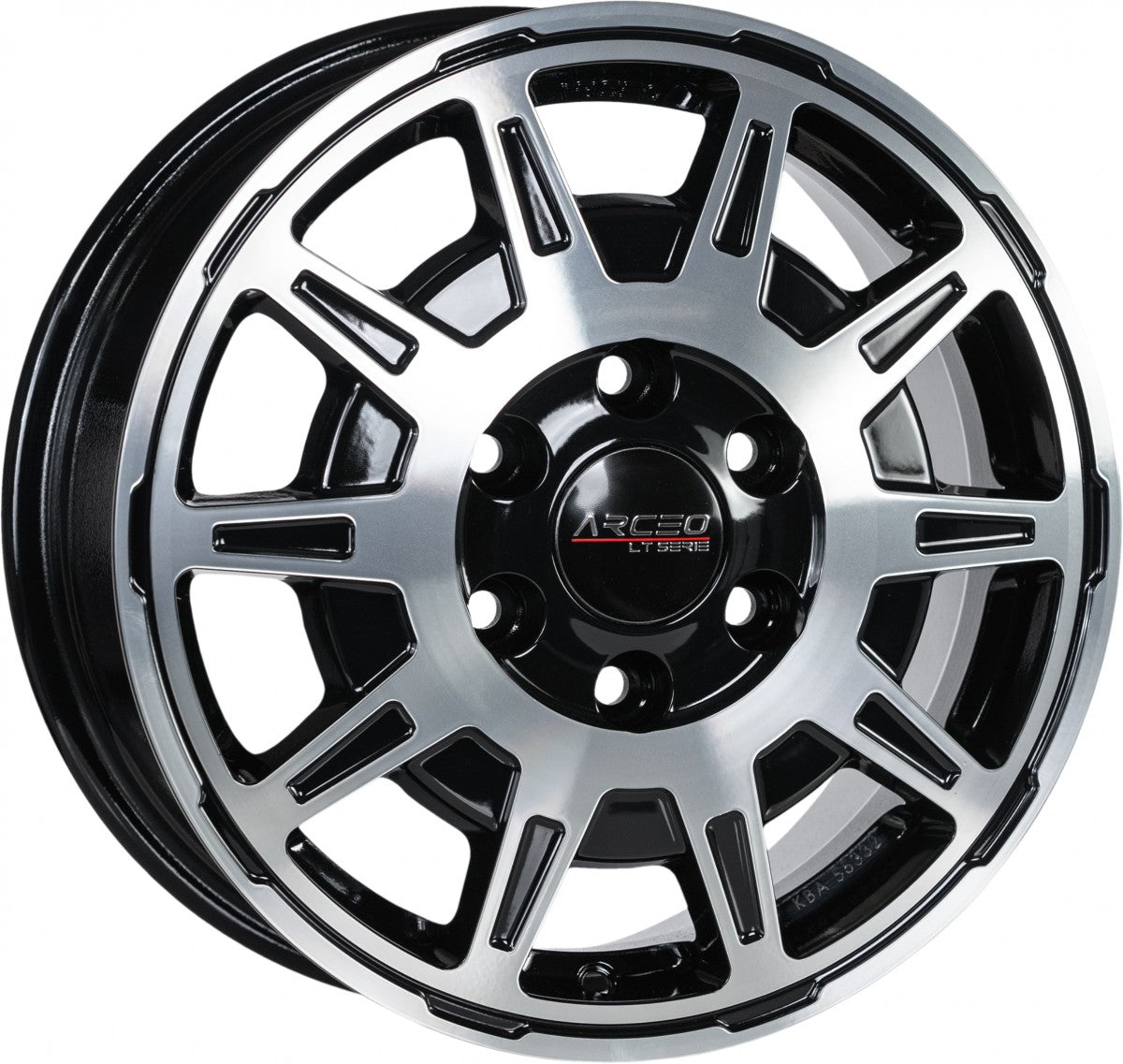 Arceo Wheels LT1 black diamond Alufelge 6.5x16 Zoll ET60 LK 5x130 ML78.1