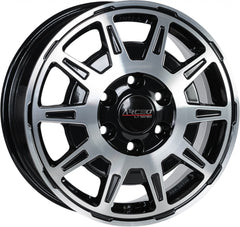 Arceo Wheels LT1 black diamond Alufelge 6.5x16 Zoll ET60 LK 5x130 ML78.1