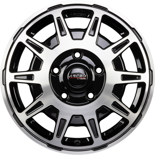 Arceo Wheels LT-01 Black Diamond Alufelge 6.5x16 Zoll ET60 LK 5x160 ML65.1