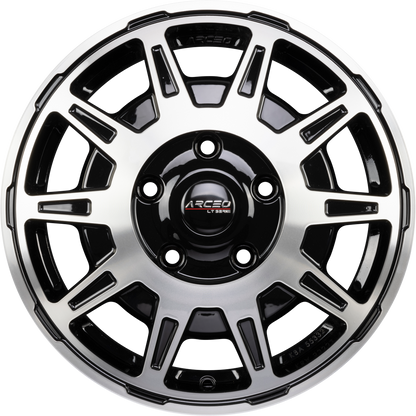 Arceo Wheels LT-01 Black Diamond Alufelge 6.5x16 Zoll ET60 LK 5x160 ML65.1