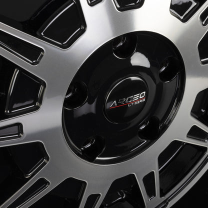 Arceo Wheels LT-01 Black Diamond Alufelge 6.5x16 Zoll ET60 LK 5x160 ML65.1 – Bild 3