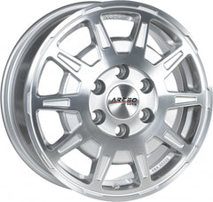 Arceo Wheels LT1 silver diamond Alufelge 6.5x16 Zoll ET62 LK 6x130 ML84.1