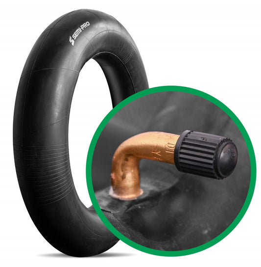 SEMI-PRO Schlauch 4 Zoll Metallventil (4.10/3.50-4 DIN7777)