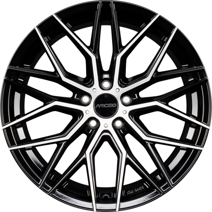 Arceo Wheels Valencia Black Diamond Alufelge 8.5x19 Zoll ET38 LK 5x120 ML72.6