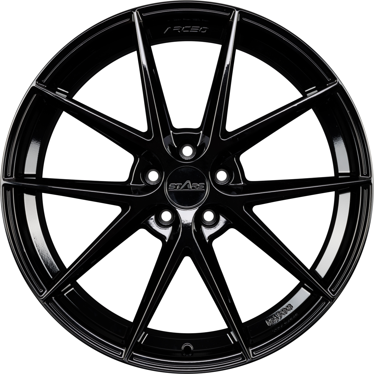 Arceo Wheels ASW-04 Glossy Black Alufelge 9.5x20 Zoll ET45 LK 5x112 ML66.6
