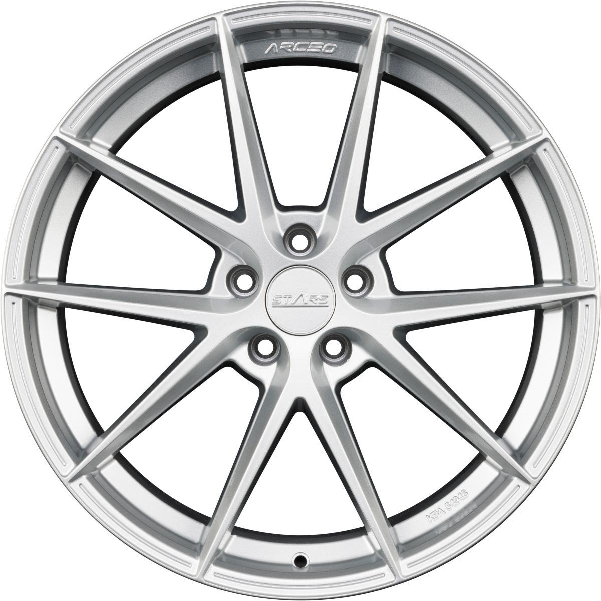 Arceo Wheels ASW-04 Full Silver Alufelge 9.5x20 Zoll ET45 LK 5x112 ML66.6