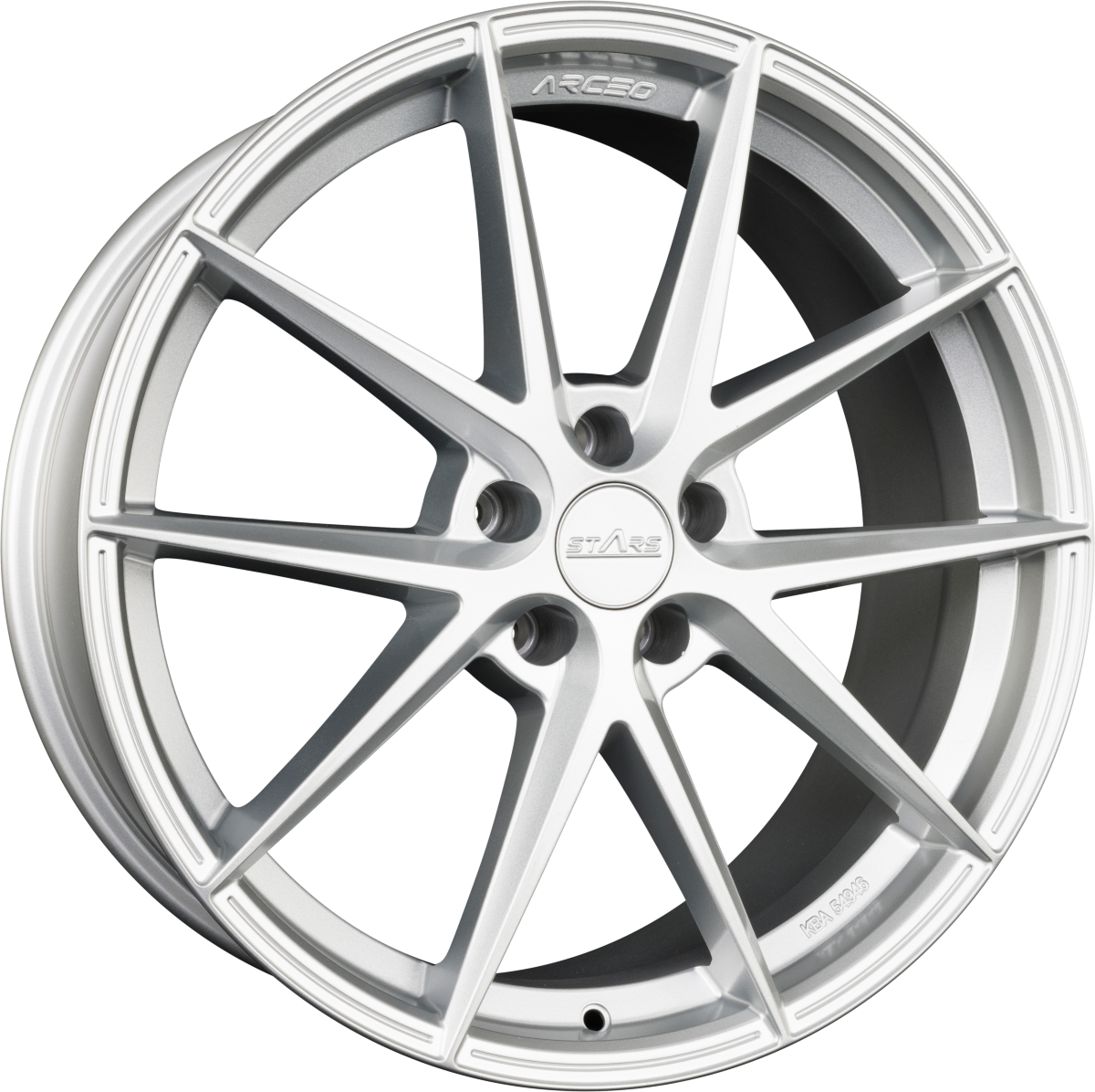 Arceo Wheels ASW-04 Full Silver Alufelge 9.5x20 Zoll ET45 LK 5x112 ML66.6 – Bild 2