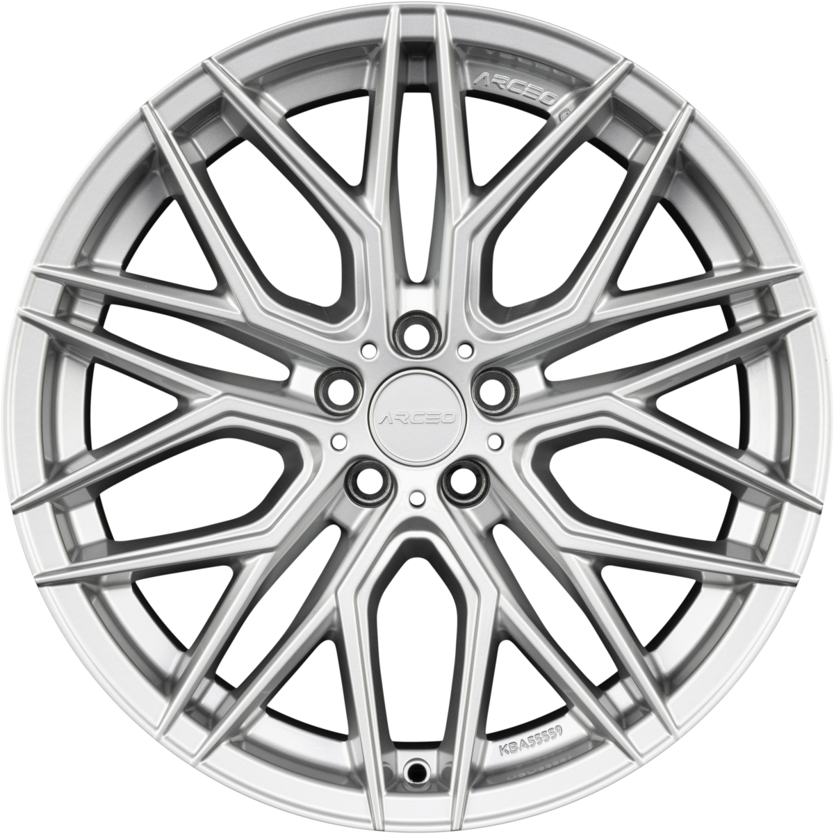 Arceo Wheels Valencia Hyper Silver Alufelge 8x18 Zoll ET35 LK 5x100 ML57.1