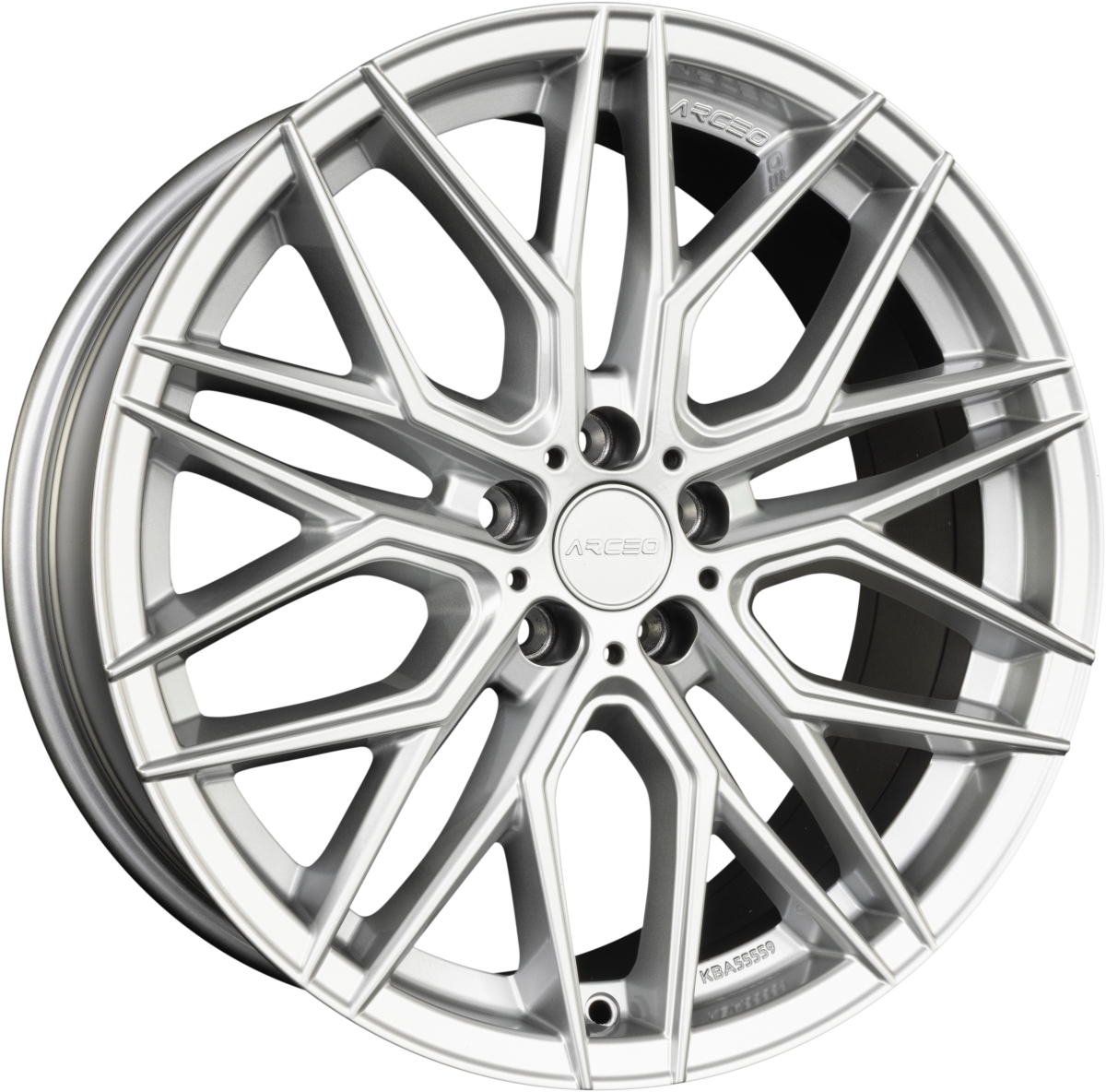Arceo Wheels Valencia Hyper Silver Alufelge 8x18 Zoll ET35 LK 5x100 ML57.1 – Bild 2