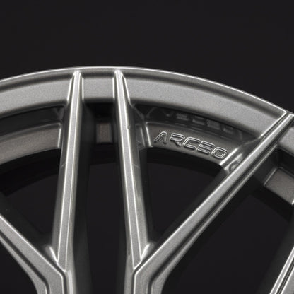 Arceo Wheels Valencia Titanium Silver Alufelge 8x18 Zoll ET35 LK 5x100 ML57.1 – Bild 5