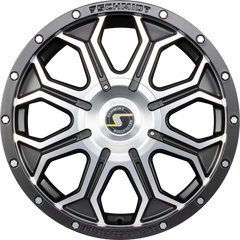 Schmidt REVOLUTION 18HDX Satin Black Front Poliert mit Softhorn Alufelge 8.5x18 Zoll ET53 LK 5x130 ML71.6