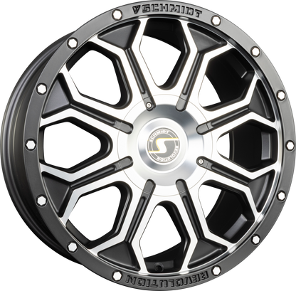 Schmidt REVOLUTION 18HDX Satin Black Front Poliert mit Softhorn Alufelge 8.5x18 Zoll ET53 LK 5x130 ML71.6 – Bild 2