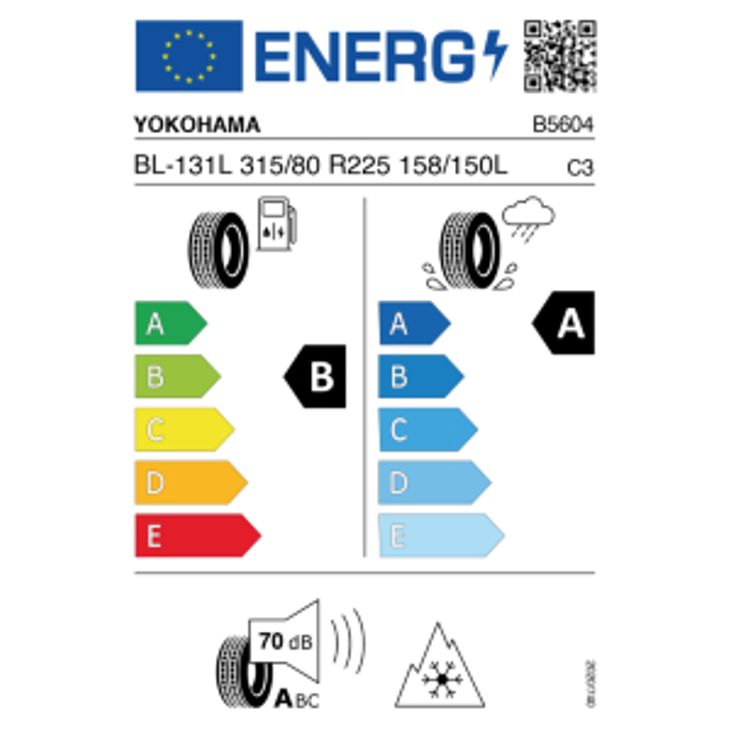 Yokohama Bluearth 131L 315/80 R22.5 158/150L – Bild 2