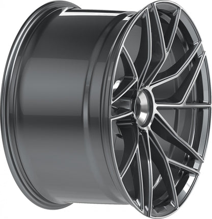 Proline Techart Formula VII Race grey polished Alufelge 12x21 Zoll ET42 LK 1x1 ML84 – Bild 5