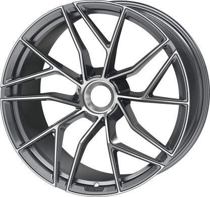 Proline Techart Formula VII Race grey polished Alufelge 12x21 Zoll ET42 LK 1x1 ML84 – Bild 7