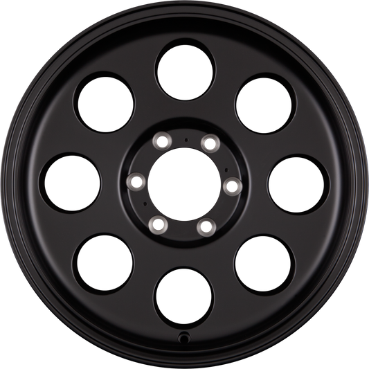 DELTA 4x4 Klassik Black Matt Alufelge 9.5x20 Zoll ET25 LK 6x139.7 ML93.1