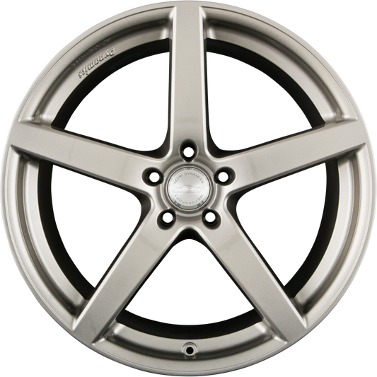 Team Dynamics Silverstone Dusk Silver Alufelge 9x20 Zoll ET45 LK 5x112 ML66.6