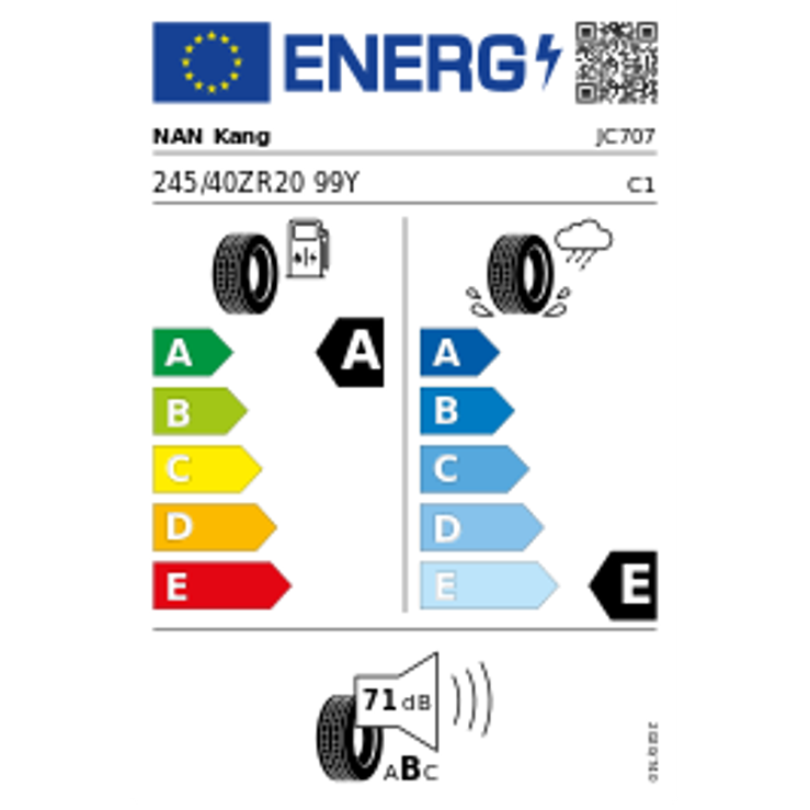 NAN Kang Sportnex AS-2+ 245/40 ZR20 99Y Sommer – Bild 3