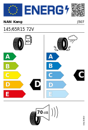 NAN Kang AS-1 145/65 R15 72V Sommer – EU-Reifenlabel