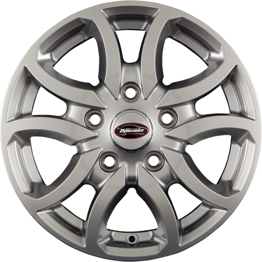 Team Dynamics Scorpion Hi-Power-Silver Alufelge 6.5x16 Zoll ET62 LK 5x130 ML78.1