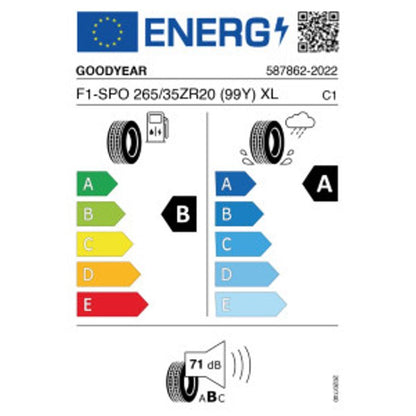 Goodyear Eagle F1 Supersport 265/35 R20 99Y Sommer DOT 2022 – Bild 2