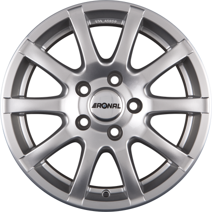 Ronal R38 Kristallsilber Hornkopiert Alufelge 7x15 Zoll ET38 LK 5x114.3 ML76