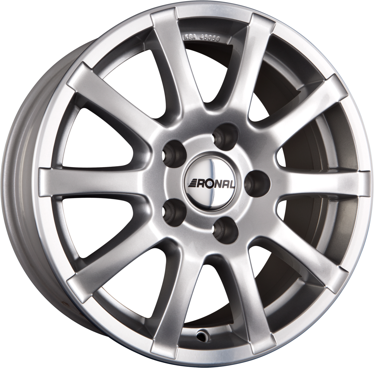 Ronal R38 Kristallsilber Hornkopiert Alufelge 7x15 Zoll ET38 LK 5x114.3 ML76 – Bild 2